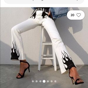 I am Gia flame pants